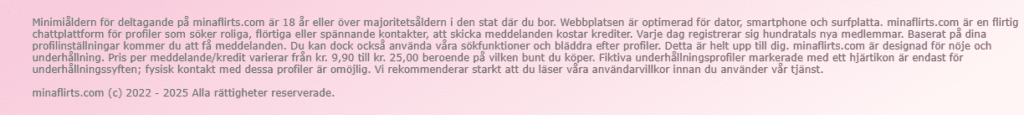 I sidfoten erkänner de att det finns falska profiler. läs det noggrant.