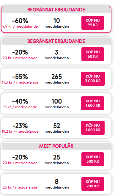 Kryddigaprat pris
