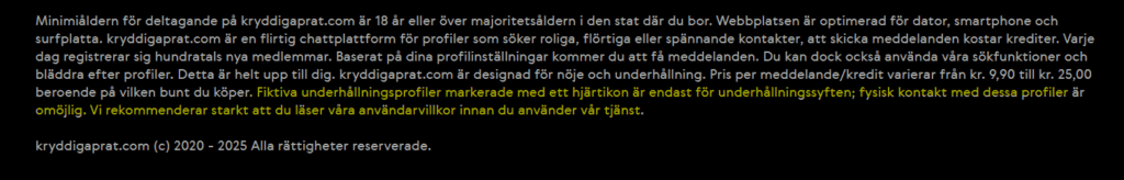  falska profiler Hetastunder.com