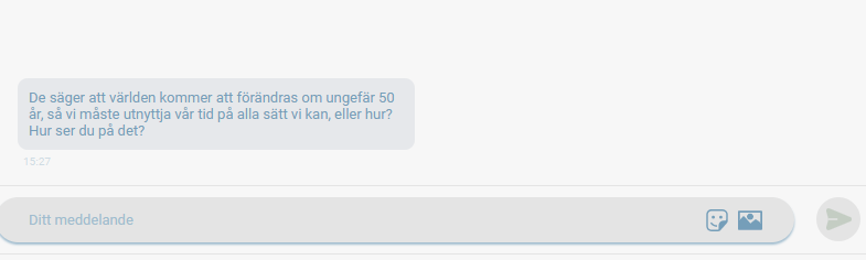 Här är ett exempel på ett falskt meddelande