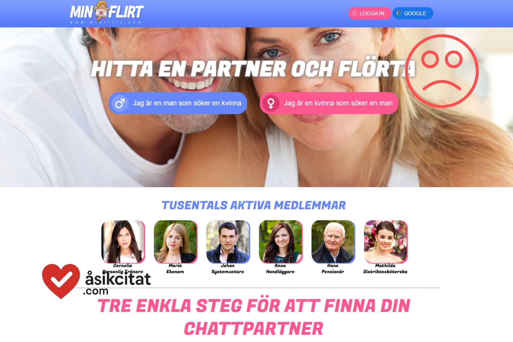 minflirt bluff