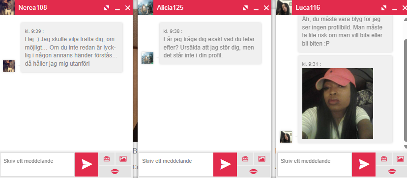 Så snart vi registrerar oss på webbplatsen får vi följande meddelanden