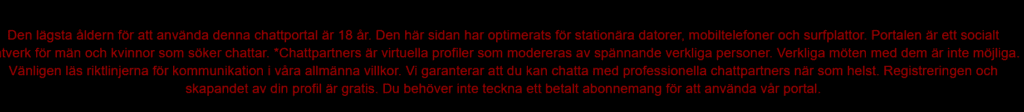 Genom att läsa sidfoten kan vi se att det finns falska profiler.