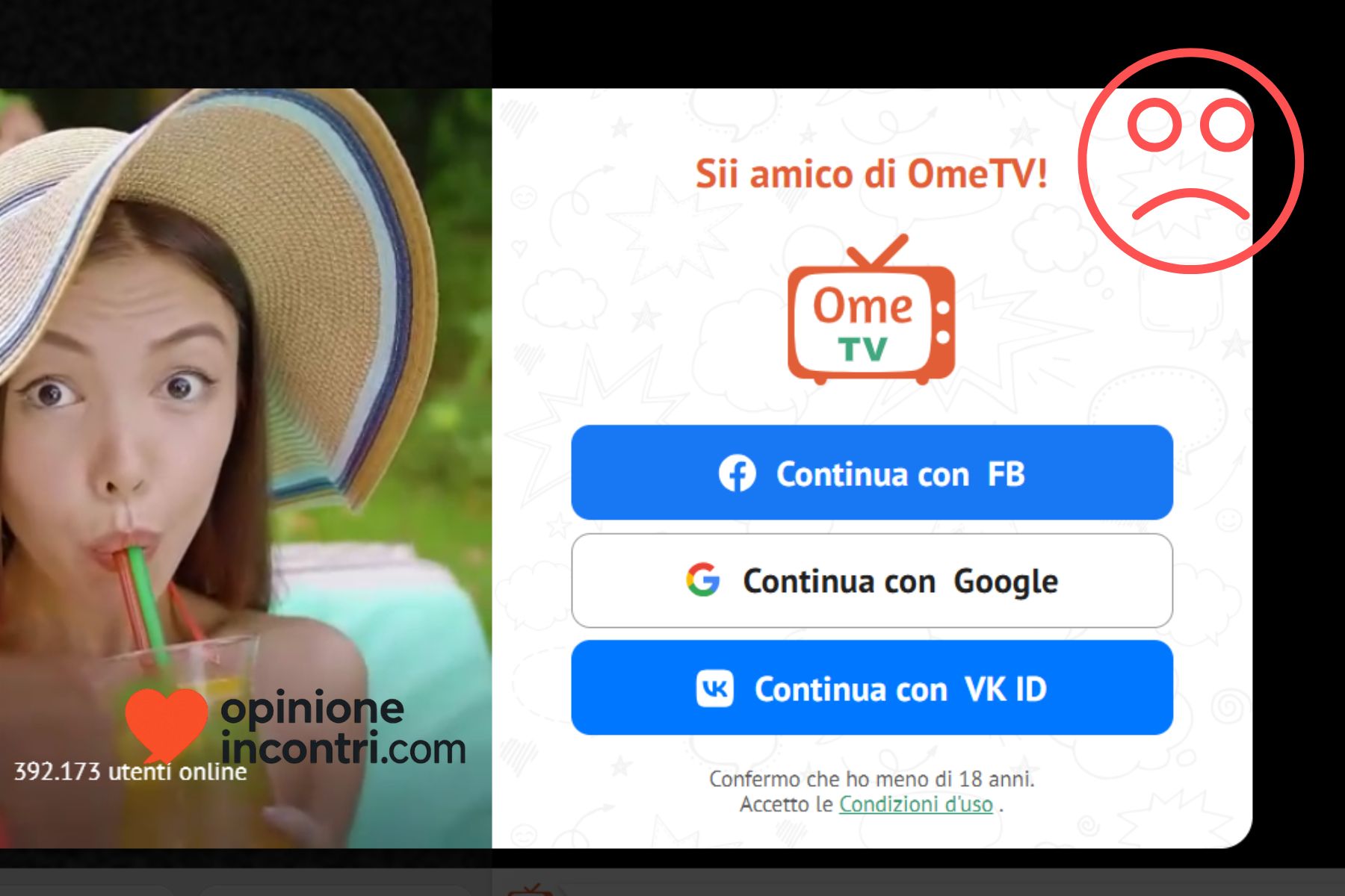 ometv truffa