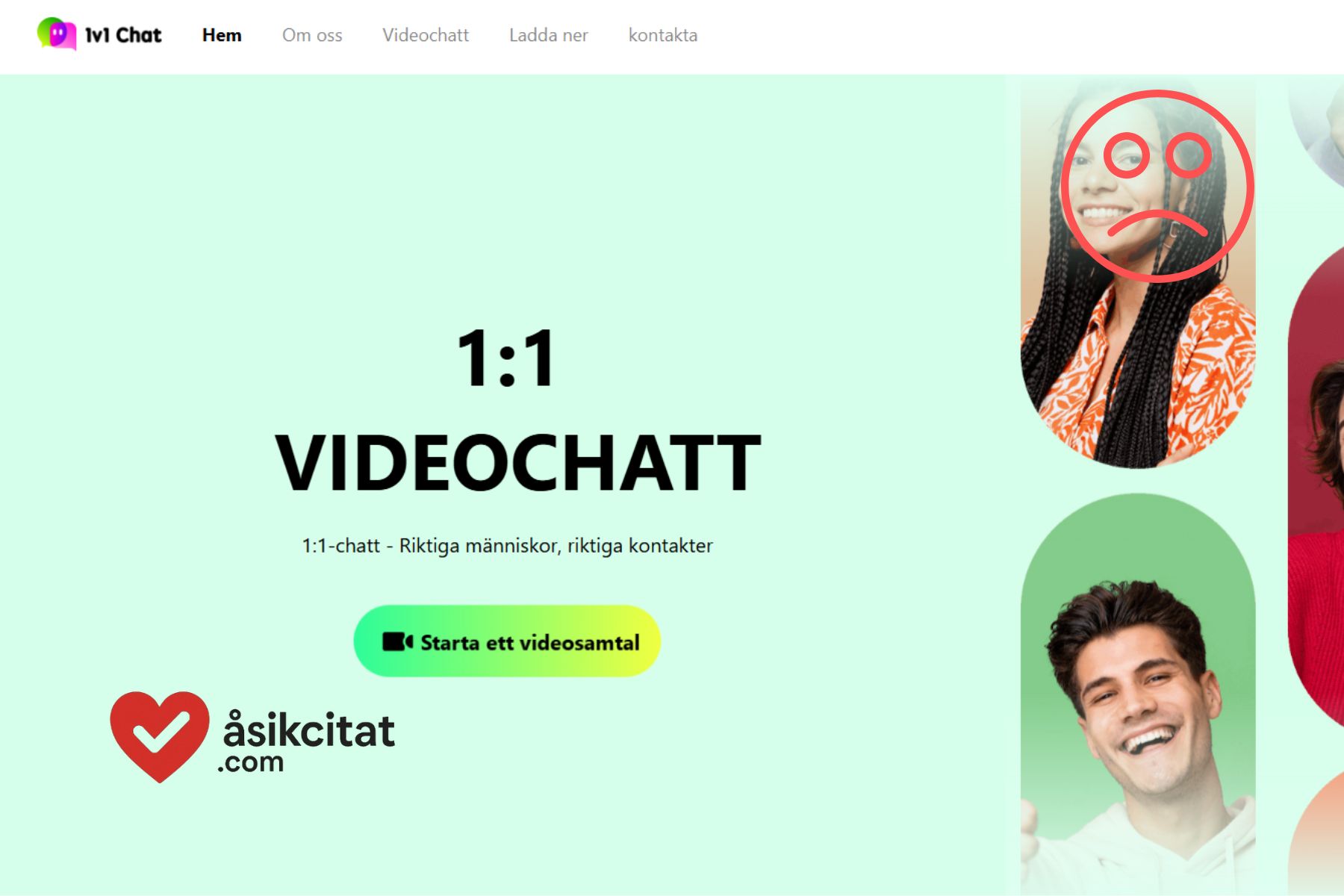1v1 chat met bluff