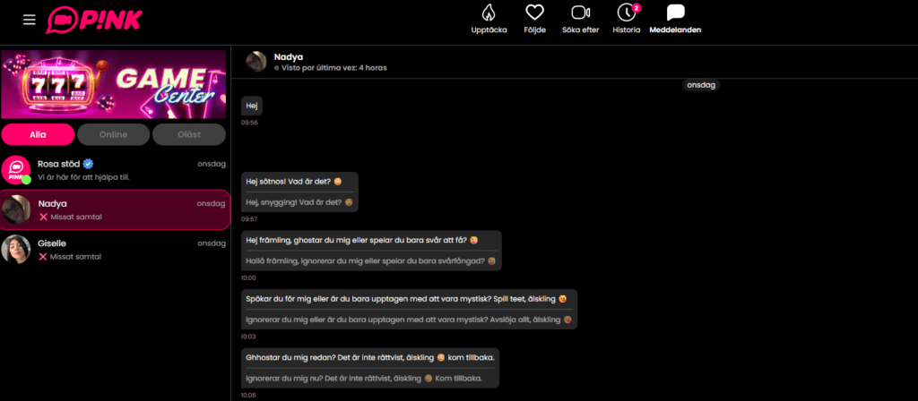 Hur fungerar Pinkvideochat.com